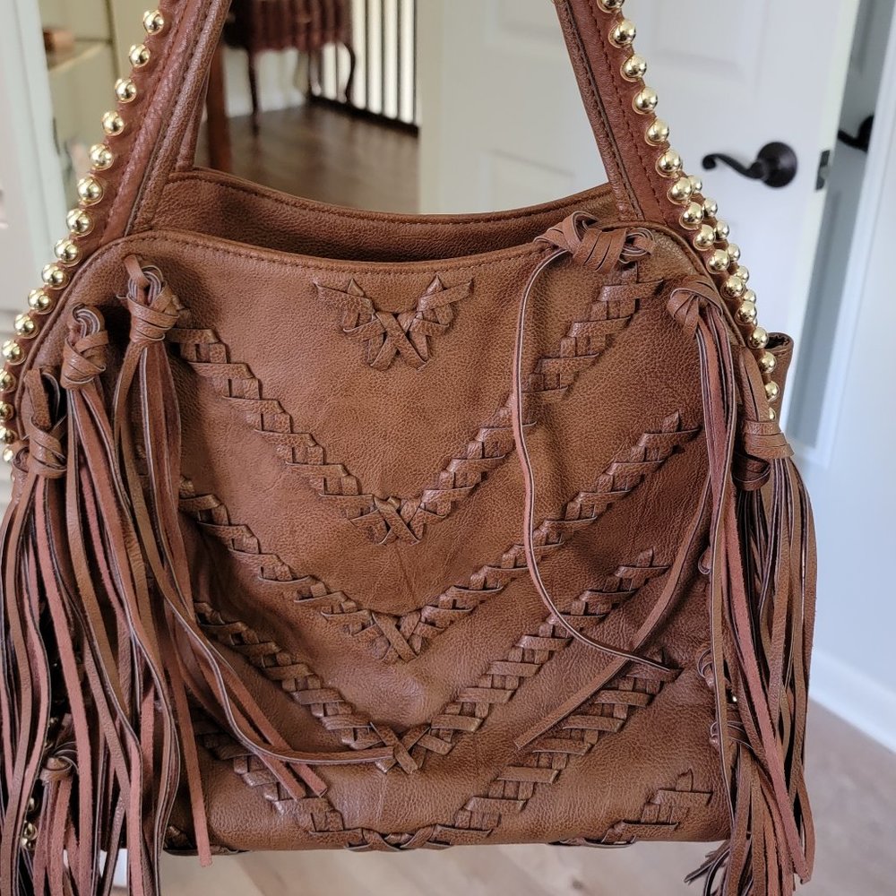 Big Buddha fringe purse